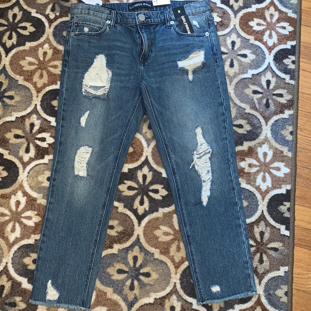 Express Girlfriend Jeans NWT